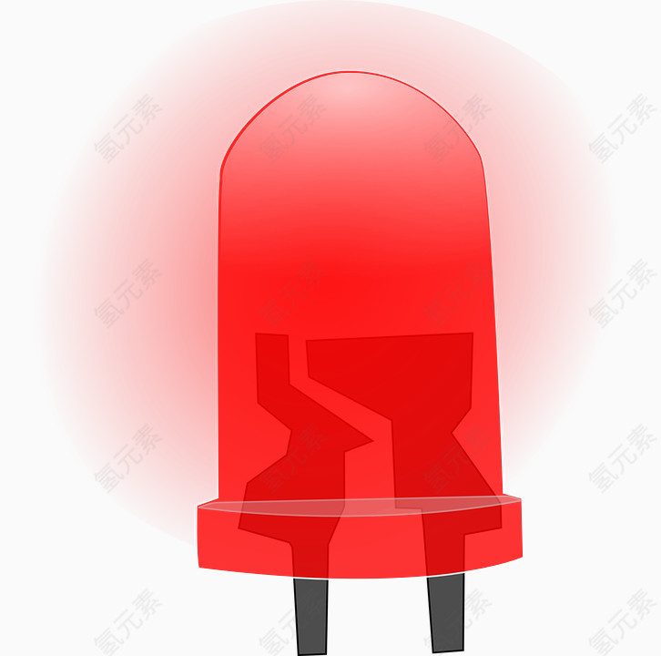 红色灯管