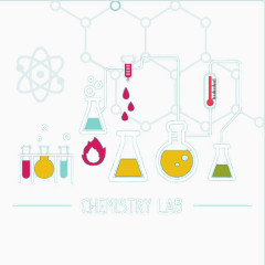 彩色简易化学实验元素