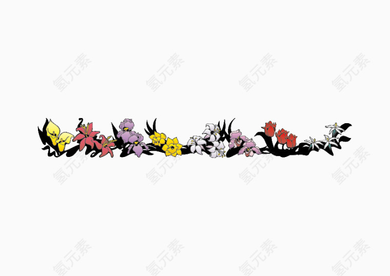 花朵色彩背景图