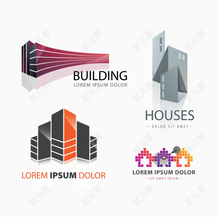 个性房地产公司logo