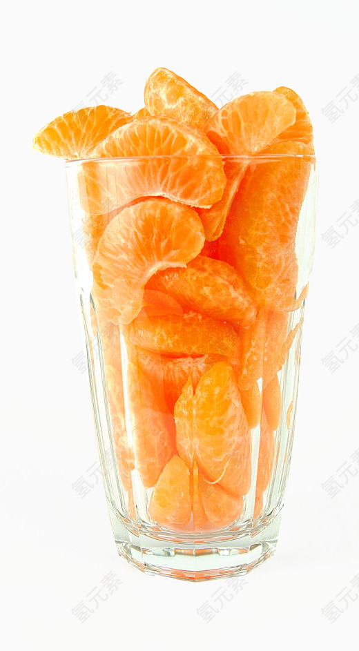 杯子里的橘子瓣