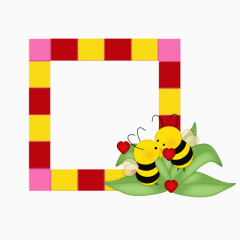 蜜蜂画框