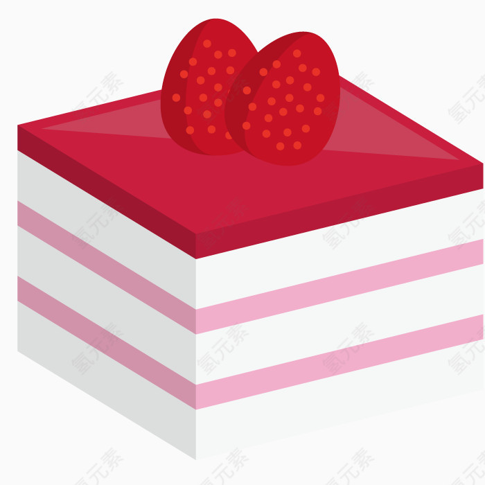 食物I草莓蛋糕