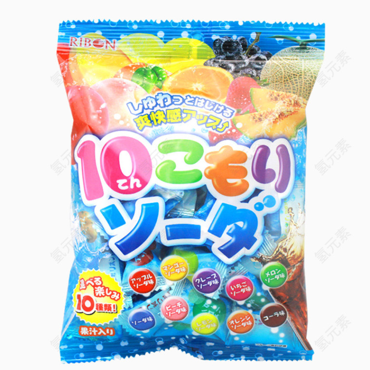 日本原装进口汽水味硬糖