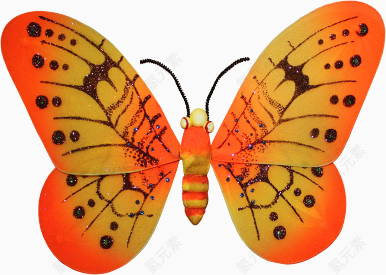 孤立的图形使用的布蝴蝶