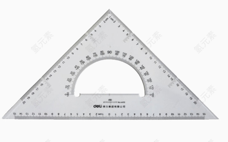 三角刻度尺