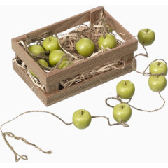 木箱里的苹果