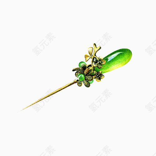 绿宝石簪子