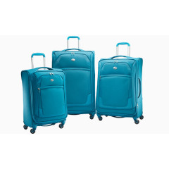 蓝色运动简洁行李箱