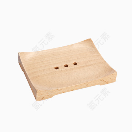 日本KEYUCA制造日式木质方形皂盒