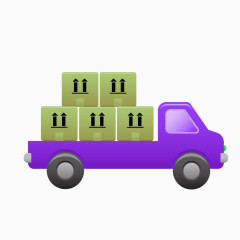 紫色货运车辆