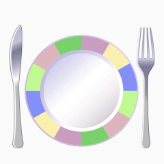 盘子和叉子