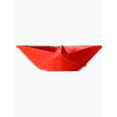 红色纸船