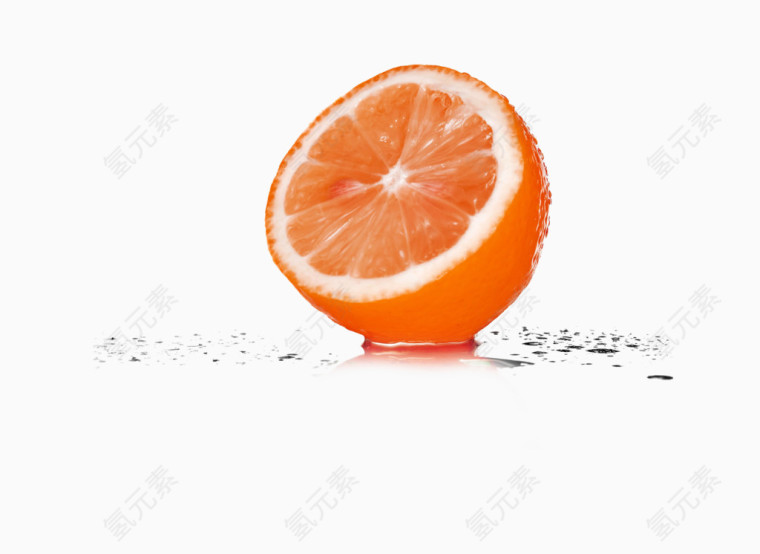 半颗橙子