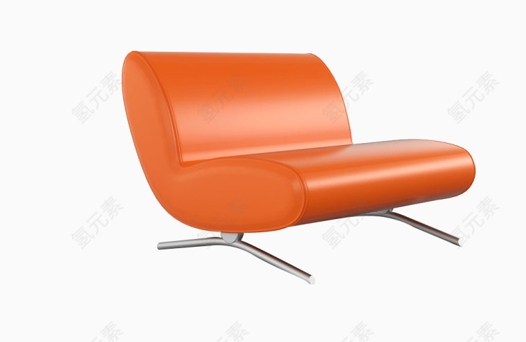 橙色皮质桌椅