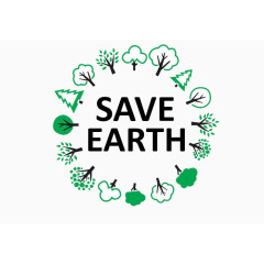 拯救地球植树节倡导素材