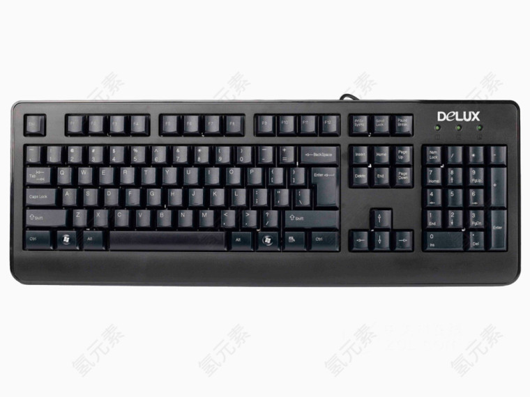 黑色塑料键盘