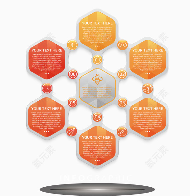 多边形矢量图标