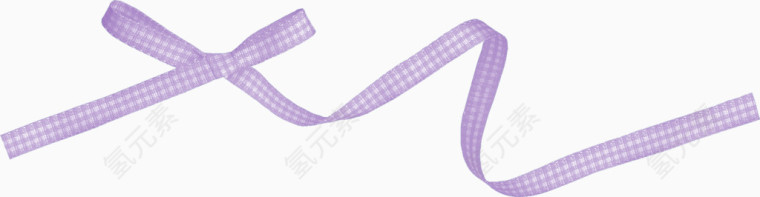 紫色的彩带