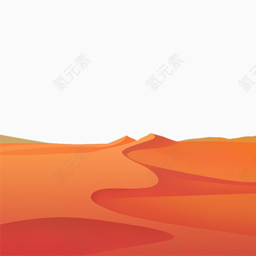 简约彩色的沙漠
