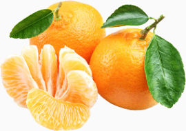 黄橙橙的橘子