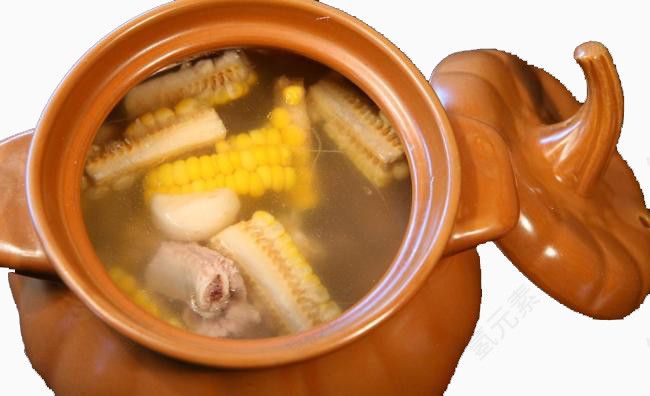 瓦罐炖玉米排骨