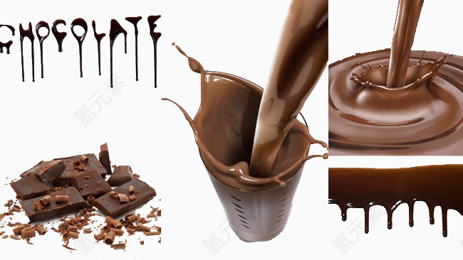 巧克力液体素材