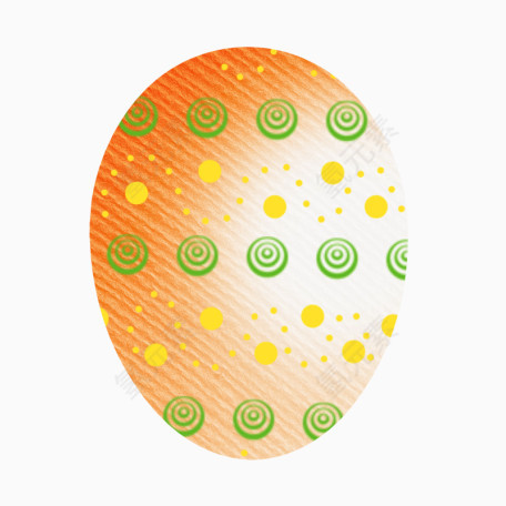 橙色花纹彩蛋