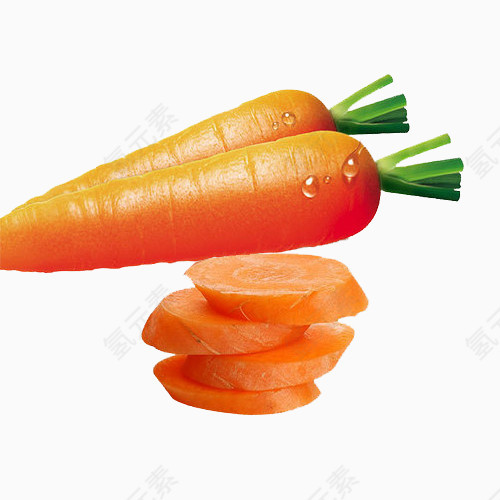 红色胡萝卜蔬菜