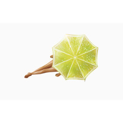 伞盖美女