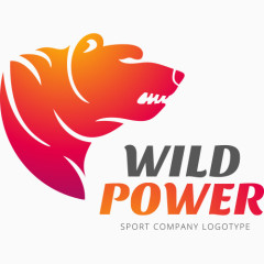 动物POWER企业LOGO矢量图