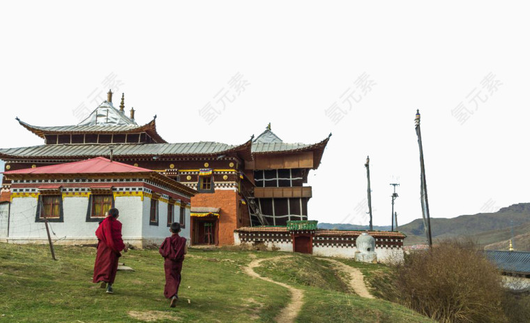 佛教寺庙装饰下载