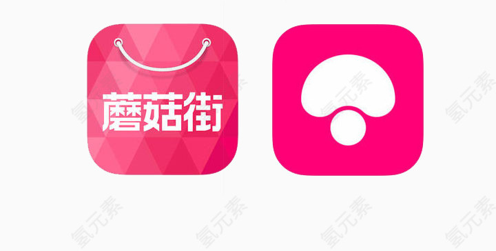 蘑菇街logo