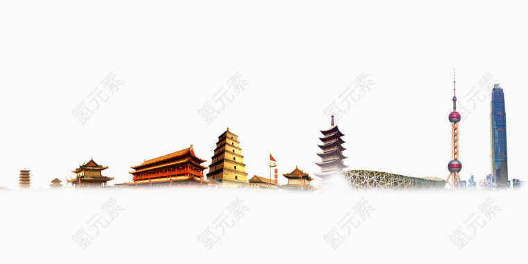 中国著名城市建筑