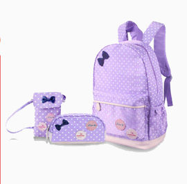 紫色儿童书包