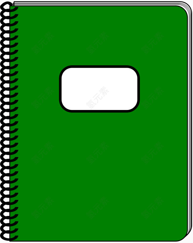 绿色的记事本