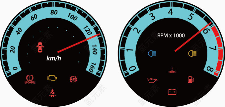 汽车仪表素材
