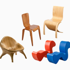 五种不同样式椅子