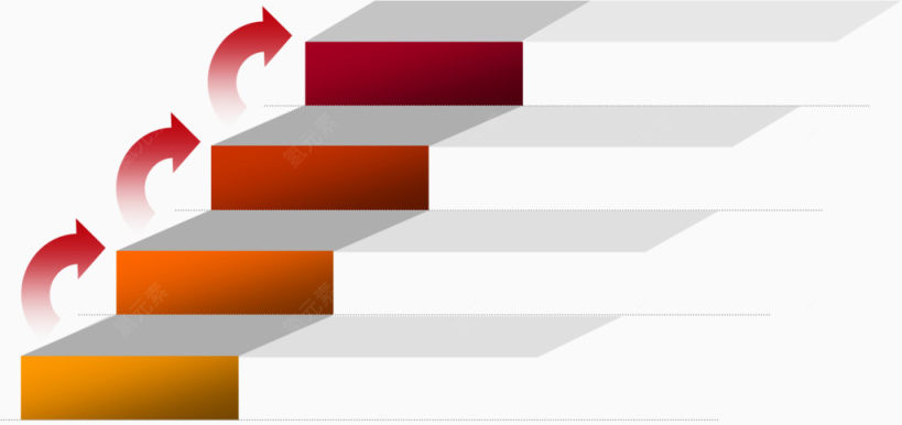 创意阶梯流程图下载