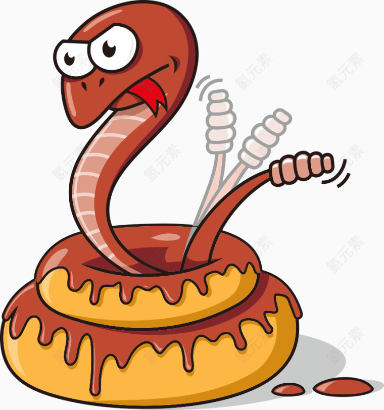蛋糕上的响尾蛇