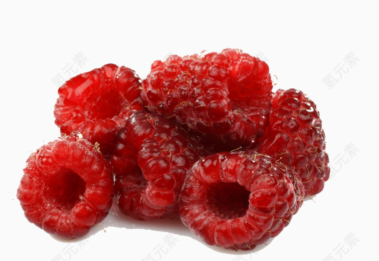 红色的树莓