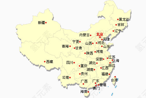 全国省市区域划分图