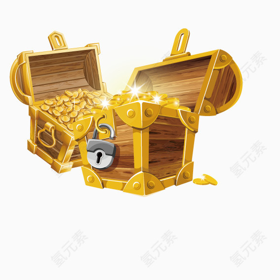 装金币的箱子