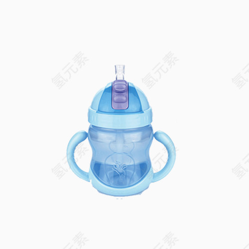 蓝色奶瓶