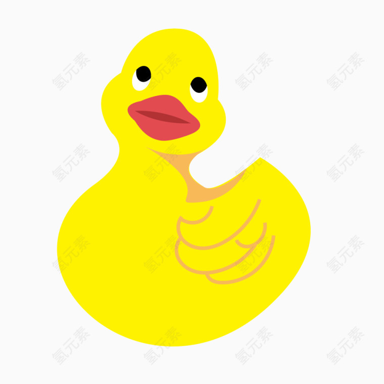 黄色玩具小鸭子