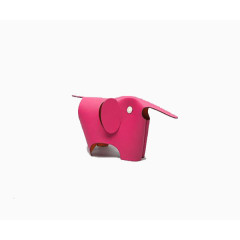 粉色牛皮大象