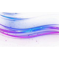 炫光素材蓝紫色金色曲线光斑素材