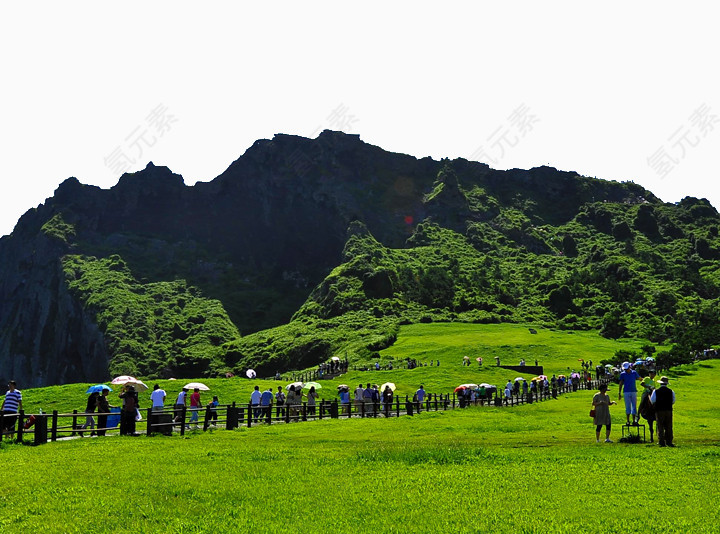 城山日出峰美丽景色