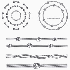 绳子样式矢量