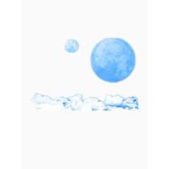 月球蓝色